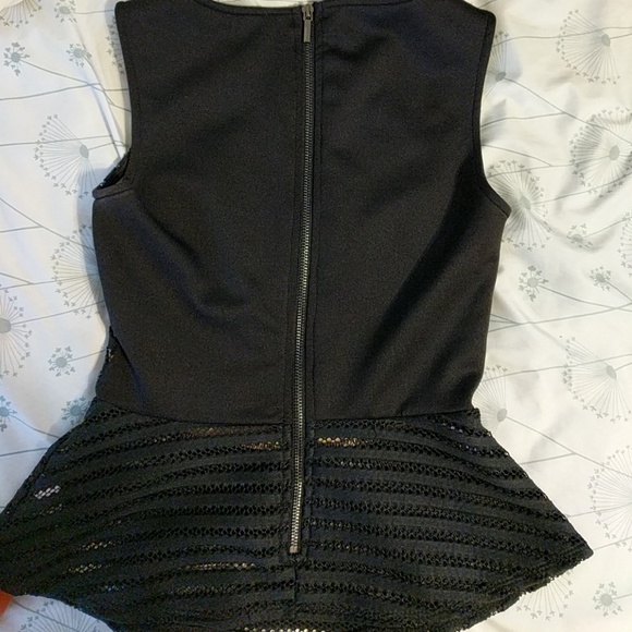 Pre loved, excellent condition, Bebe peplum top - Picture 2 of 5